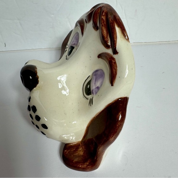 Vintage Handcrafted Ceramic Dog Eyeglass/ Readers/Sunglass Holder. Hand painted - Picture 6 of 10
